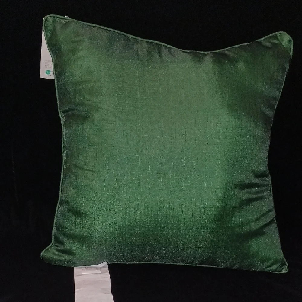 Lucky Green Shamrock Holiday Pillow - St. Patrick's Day Accent